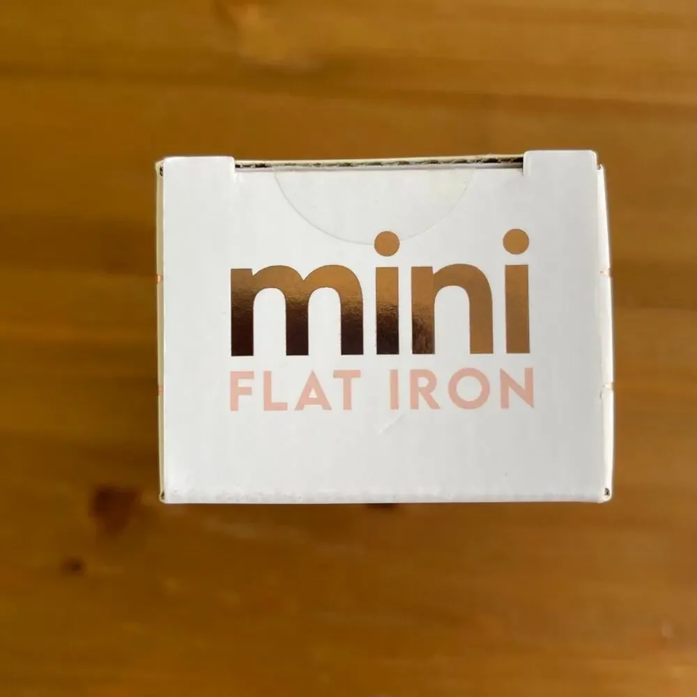 Danielle Creations Mini Flat Iron Blush Pink New Hair Style Plancha Travel